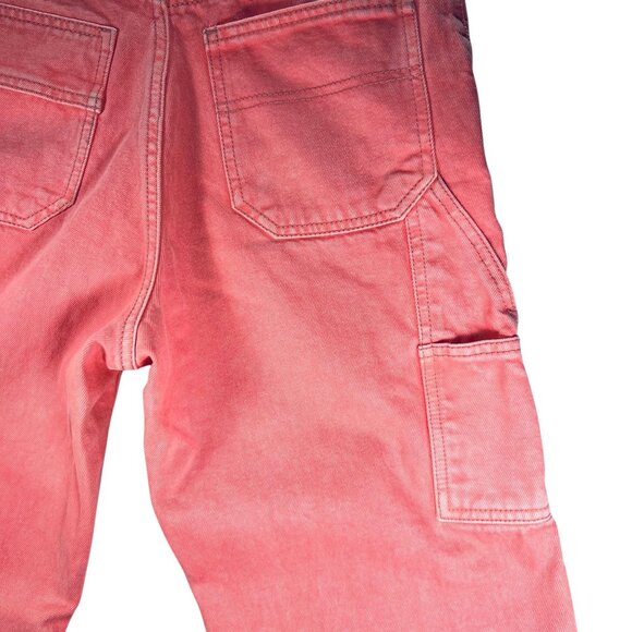 BDG Urban Outfitters High Rise Carpenter Jeans Pants Pink Denim 26 Womens - Picture 7 of 16
